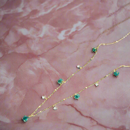 The Grace of Emerald -Necklace