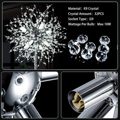 Modern Crystallis Lamp