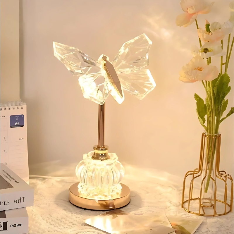 Butterfly Crystal Table Lamp