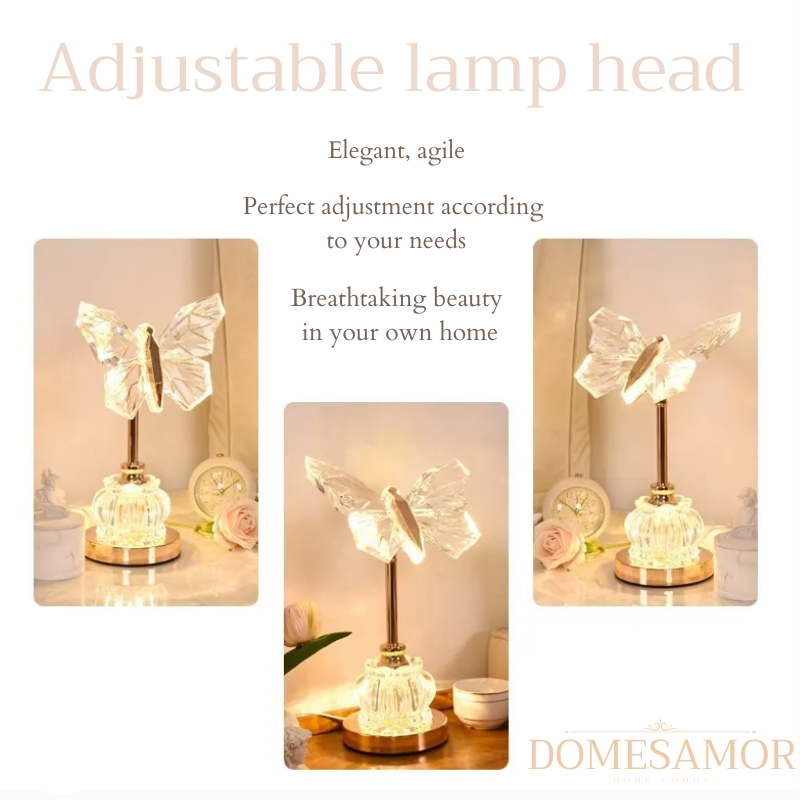 Butterfly Crystal Table Lamp